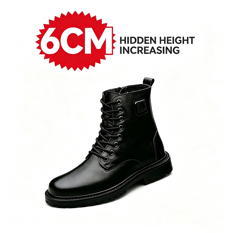Men'S Shoes Increase Height - أحذية رجالية جلدية لزيادة الطول 6