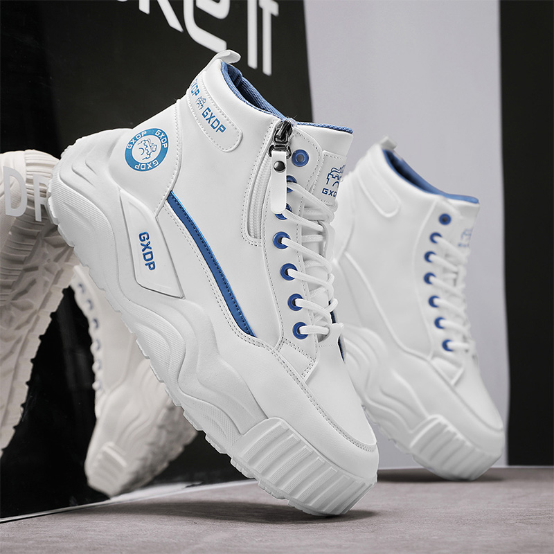 أحذية رياضية رجالية بيضاء عالي - مراجعة Men'S Shoes Increase Height وسعره