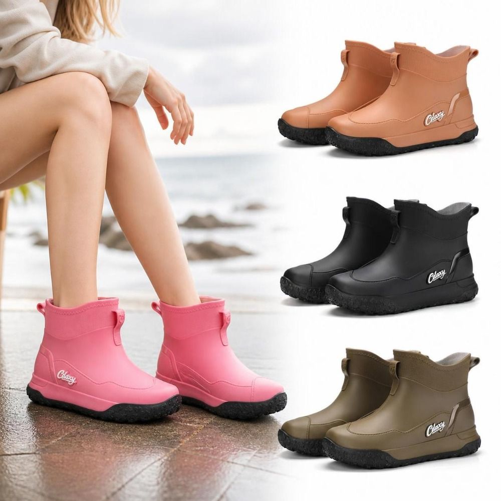 أحذية مطر قصيرة سميكة ومقاومة  - مراجعة Men'S Shoes Water Resistant وسعره