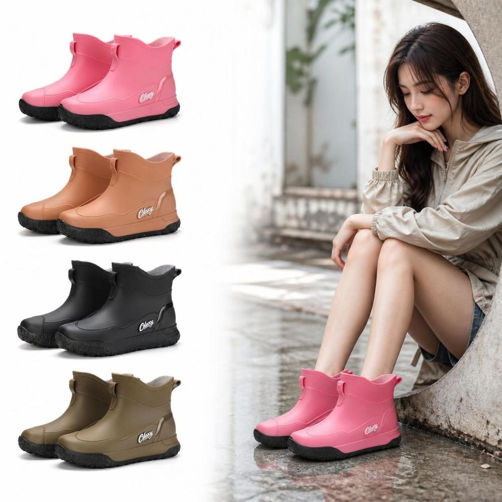 أحذية مطر قصيرة سميكة ومقاومة  - مراجعة Men'S Shoes Water Resistant وسعره