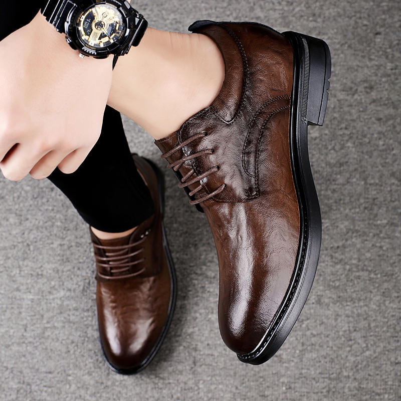 أحذية جلدية كاجوال للرجال لزيا - مراجعة Men'S Shoes Increase Height وسعره