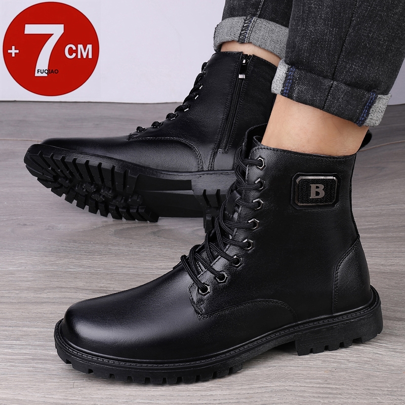 أحذية رجالية جلدية لزيادة الطو - مراجعة Men'S Shoes Increase Height وسعره