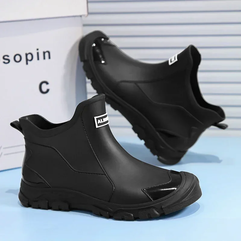 أحذية مطر قصيرة للرجال، عصرية  - مراجعة Men'S Shoes Water Resistant وسعره