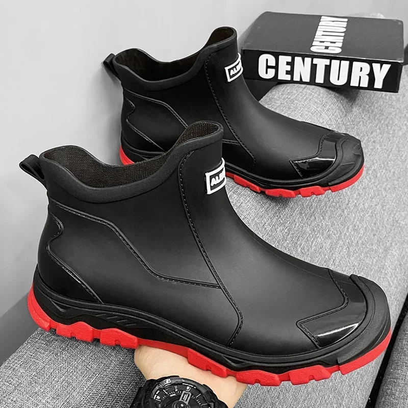 أحذية مطر قصيرة للرجال، عصرية  - مراجعة Men'S Shoes Water Resistant وسعره