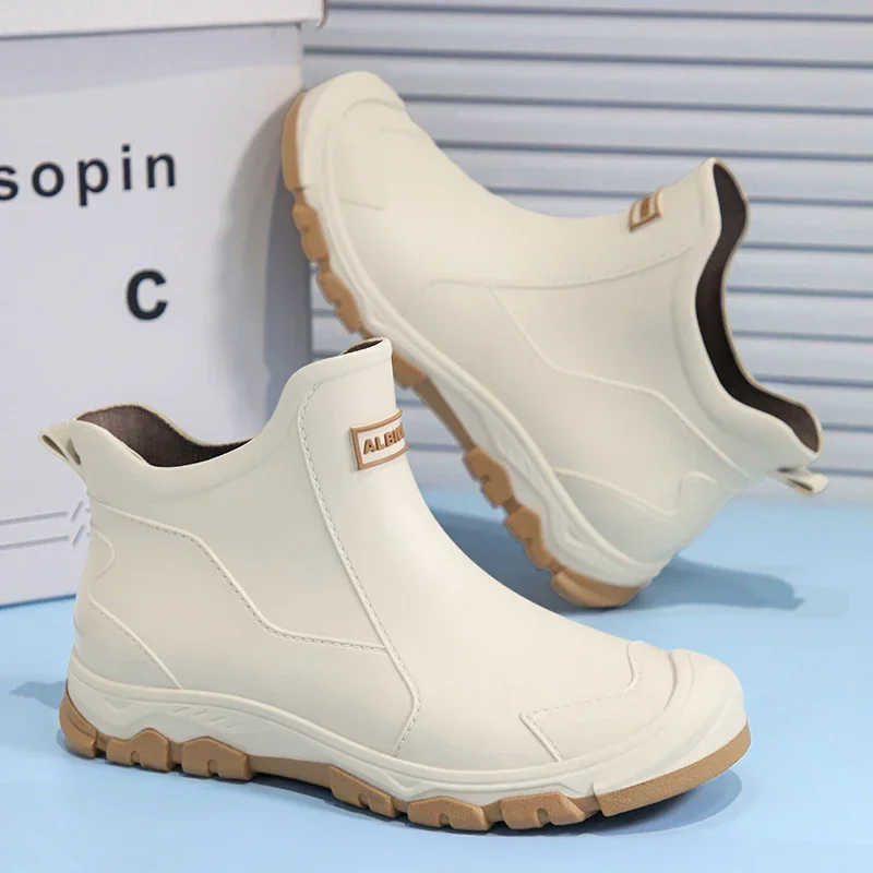 أحذية مطر قصيرة للرجال، عصرية  - مراجعة Men'S Shoes Water Resistant وسعره